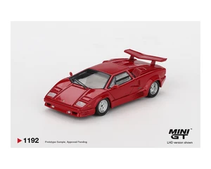 Mini Gt 1:64 Lamborghini Countach 25th Anniversary - Red - Diecast