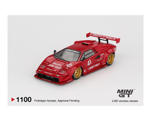 Mini Gt 1:64 Lamborghini Countach Lb-works - Red - Diecast