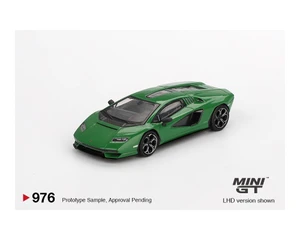Mini Gt 1:64 Lamborghini Countach Lpi 800-4 Verde Medio - Diecast