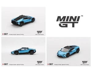 Mini Gt 1:64 Lamborghini Hurac An Sterrato Blu Aegir - Diecast