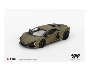 Mini Gt 1:64 Lamborghini Revuelto - Verde Gea Matte Green - Diecast