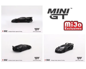 Mini Gt 1:64 Lamborghiniâ Lb-silhouette Works Aventador Gt Evoâ (matte Black) - Mijo Exclusives Usa - Diecast