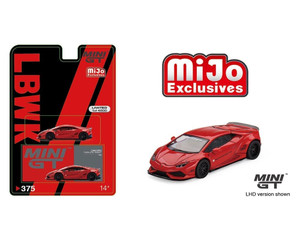 Mini Gt 1:64 Lb Works Lamborghini Huracan Ver. 2 (red) - Mijo Exclusives - Diecast