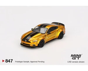 Mini Gt 1:64 Lb-works Ford Mustang - Lb Gold - Limited Edition - Diecast