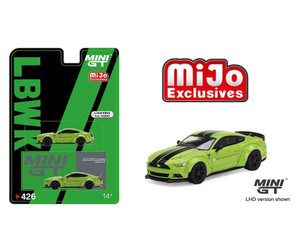 Mini Gt 1:64 Lb-works Ford Mustang Grabber Lime- Mijo Exclusives - Diecast