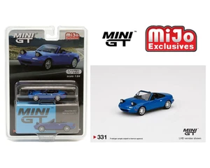 Mini Gt 1:64 Mazda Miata Mx-5 (na) (mariner Blue Headlight Up)(lhd) - Mijo Exclusives Limited 2400 Pieces - Diecast