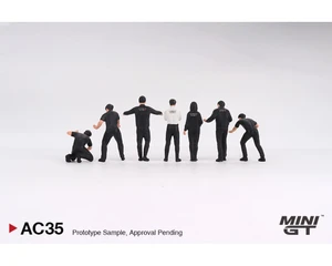 Mini Gt 1:64 Metal Figurine Nismo Technician Team Figures Set - Diecast
