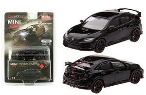 Mini Gt 1:64 Mijo Exclusive - 2017 Honda Civic Type R (fk8)(lhd)(crystal Black) - - Diecast