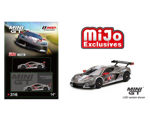 Mini Gt 1:64 Mijo Exclusive Chevy Corvette C8.r #4 2021 Imsa Sebring 12 Hrs - Diecast
