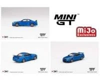 Mini Gt 1:64 Mijo Exclusive Nissan Skyline Gt-r (r34) V-spec Ii Bayside - Diecast