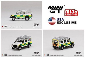 Mini Gt 1:64 Mijo Exclusive World Wide Land Rover Defender 110 British Red Cross Search & Rescue Rhd Limited Edition - Diecast