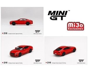 Mini Gt 1:64 Mijo Exclusives Bentley Continental Gt St James Red Lhd - Diecast