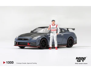 Mini Gt 1:64 Nissan Gt-r Nismo 2024 Tsukuba Production Car Lap Record W / Matsuda Figure Tsugio Matsuda Collection - Limited Editrion - Diecast