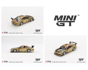 Mini Gt 1:64 Nissan Silvia (s15)â Top Secret D1gp- Gold - Diecast