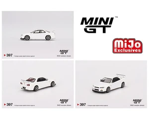 Mini Gt 1:64 Nissan Skyline Gt-r (r34) V-spec N1 White - Mijo Exclusive Usa - Diecast