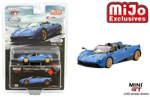 Mini Gt 1:64 Pagani Huayra Roadster (blue Francia) - Usa Exclusive - Mijo Exclusives - Diecast