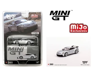 Mini Gt 1:64 Porsche 911 (992) Gt3 Gt Silver Metallic - Mijo Exclusives - Diecast