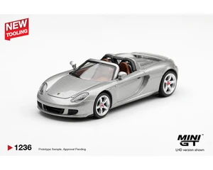 Mini Gt 1:64 Porsche Carrera Gt - Silver - Limited Edition - Diecast