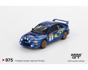 Mini Gt 1:64 Subaru Impreza Wrc98 1998 Rally Monte-carlo 3rd Place #3 - Diecast