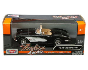 Motormax 1:24 1959 Chevrolet Corvette Convertible - Timeless Legends - Diecast