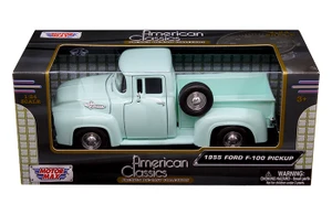Motormax 1:24 1995 Ford F-100 Pick Up Truck - Light Green -timeless Legends - Diecast
