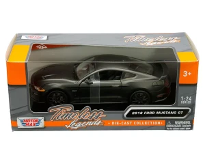 Motormax 1:24 2018 Ford Mustang Gt - Timeless Legends - Diecast