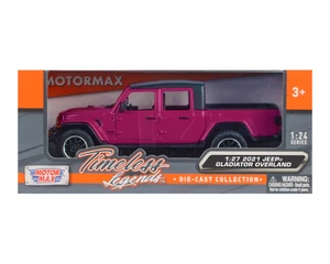 Motormax 1:27 2021 Jeep Gladiator Overland - Purple - Timeless Legends - Diecast