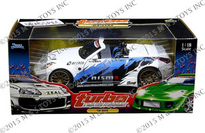 Muscle Machines 1:18 Turbo Magazine 2004 Custom Nissan 350z Convertible (white) - Diecast