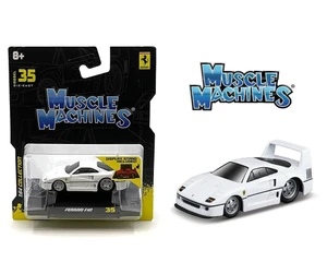 Muscle Machines 1:64 Ferrari F40 - White - Diecast