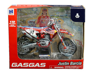 New Ray 1:12 Gasgas Mc 450f (red) Troy Lee Designs #51 Justin Barcia - Red Bull Racing - Motorcycle - Diecast