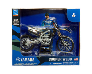 New Ray 1:12 Yamaha Factory Racing Yz450f #2 Cooper Webb - Blue - Motorcycles - Diecast