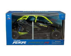 New Ray 1:18 Polaris Rzr Pro R - Black With Lime Green - Motorcycles - Diecast