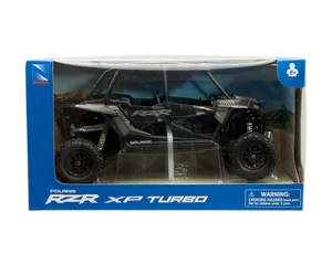 New Ray 1:18 Polaris Rzr Xp Turbo - Black/grey - Side-by-side - Diecast