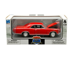 New Ray 1:24 1966 Pontiac Gto (red) - Muscle Car Collection - Diecast