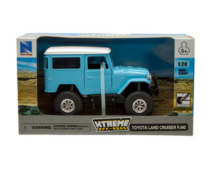 New Ray 1:24 Toyota Land Cruiser Fj40 - Light Blue - Xtreme Off-road - Diecast