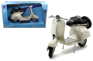 New Ray 1:6 Vespa 150 Vl1t - Cream - Motorcycles - Diecast