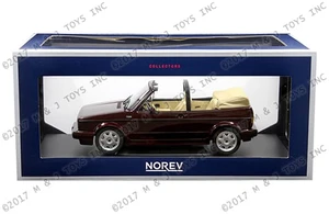 Norev 1:18 1992 Volkswagen Golf Cabriolet - Diecast
