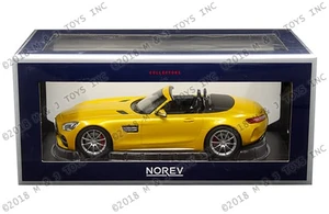 Norev 1:18 2017 Mercedes-amg Gt C Roadster (yellow Metallic) - Diecast