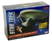 Polar Lights Model Kit 1:1000 U.s.s. Enterprise Space Seed Edition W/ S.s. Botany Bay Model - Diecast