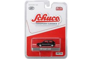 Schuco 1:64 European Classics - Volkswagen Golf I Gti (black) - Mijo Exclusives - Diecast