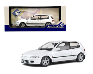 Solido 1:18 1991 Honda Civic (eg6) - White - Diecast