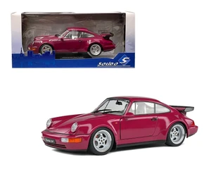 Solido 1:18 1991 Porsche 964 Turbo Sternrubin - Pink - Diecast