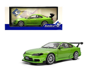 Solido 1:18 1999 Nissan Silvia S15 Spec-r Aero Solido Works - Green - Diecast