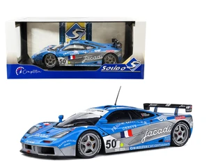 Solido 1:18 Mclaren F1 Gtr Short Tail 1995 24h Le Mans Giroux/grouillard/deletraz #50- Blue/silver - Competition Series - Diecast