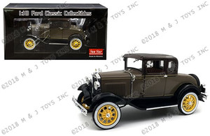 Sun Star 1:18 Ford Classic Collectibles - 1931 Ford Model A Coupe (stone Brown) - Diecast