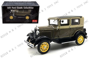 Sun Star 1:18 Ford Classic Collectibles - 1931 Ford Model A Tudor (chicle Drab/arabian Sand Top) - Diecast
