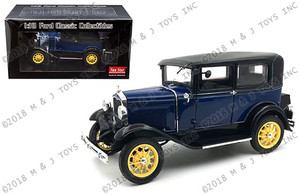 Sun Star 1:18 Ford Classic Collectibles - 1931 Ford Model A Tudor (lombard Blue) - Diecast