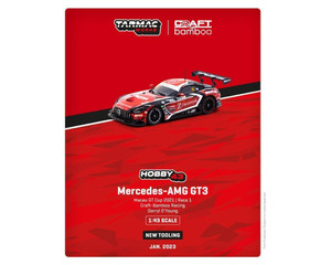 Tarmac Works 1:43 Mercedes-amg Gt3 Macau Gt Cup 2021 - Race 1 Craft-bamboo Racing Darryl Oyoung New Tooling - Diecast