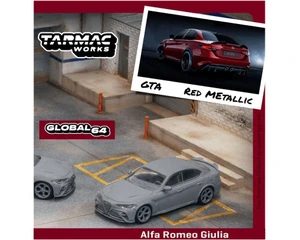 Tarmac Works 1:64 Alfa Romeo Giulia Gta - Red Metallic - Global64 - Diecast