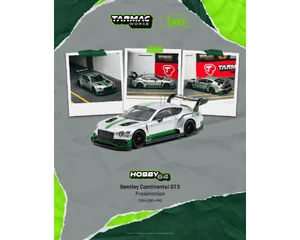 Tarmac Works 1:64 Bentley Continental Gt3 Presentation - Silver - Hobby64 - Diecast
